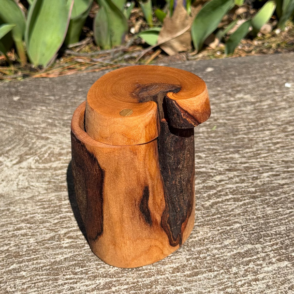 Large Lidded Wooden Box