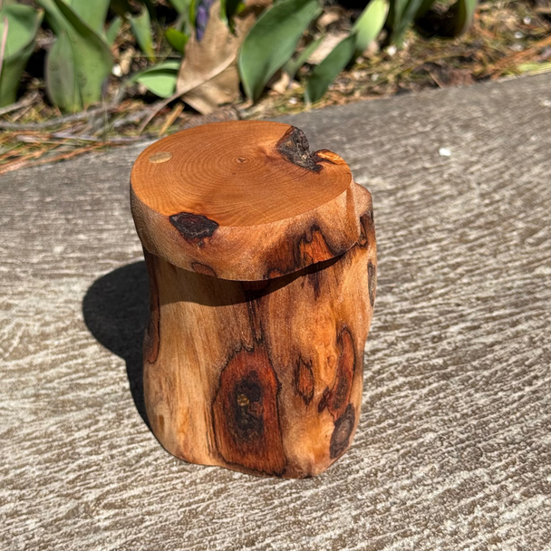 Large Lidded Wooden Box