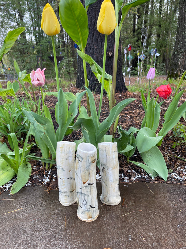 2" x 7" Birch Vase