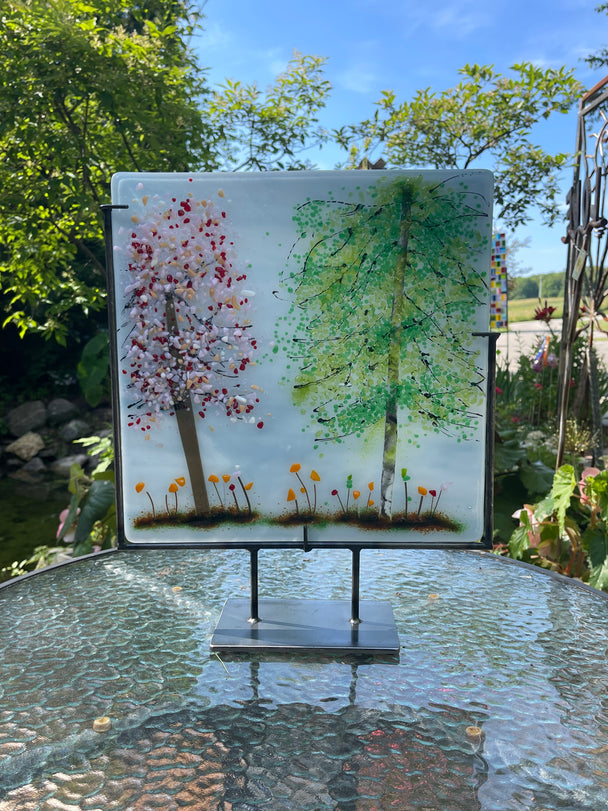 Mixed Trees with Wildflowers