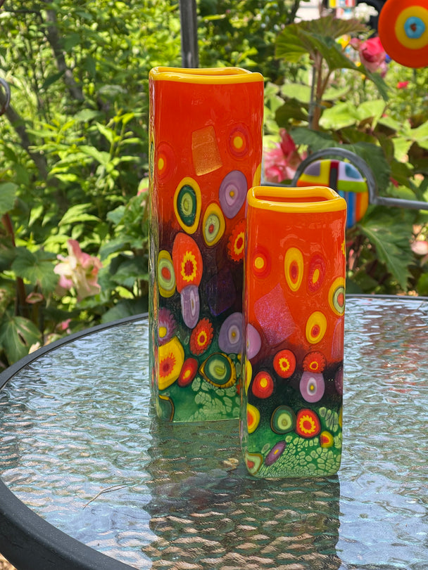 Citrus Square Vase