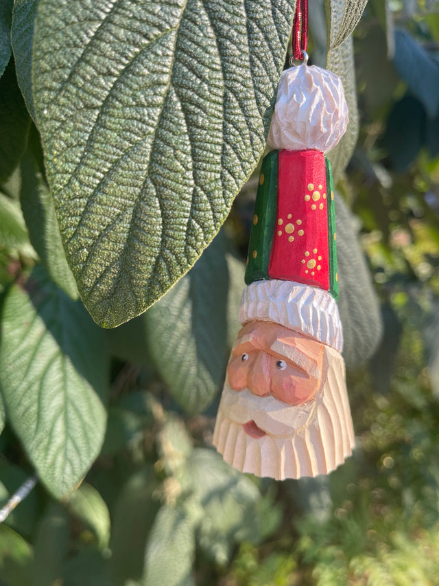 Tall Hat Santa Ornament