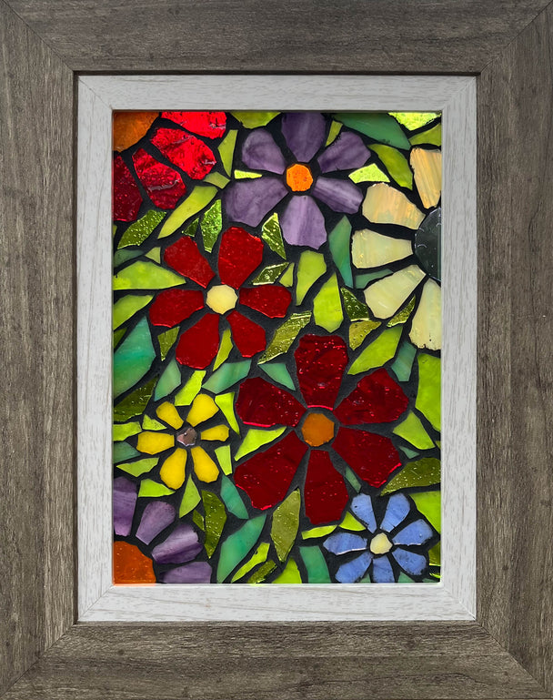 In Bloom Mosaic Window