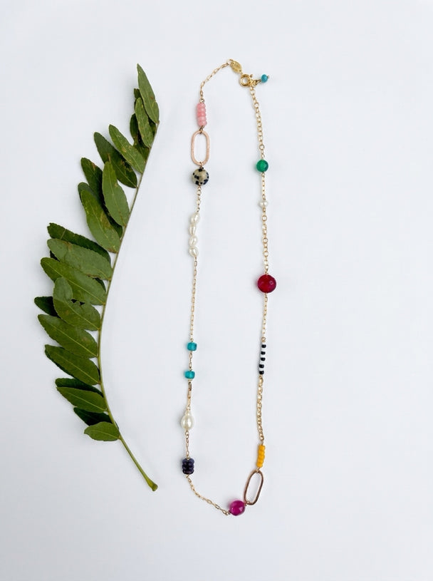 Joyous V Station Necklace