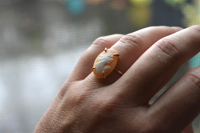 Vintage Cameo Ring