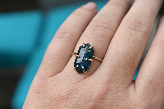 Kyanite Gold Fill Ring