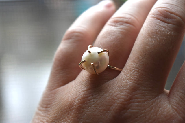 Large Pearl Ring