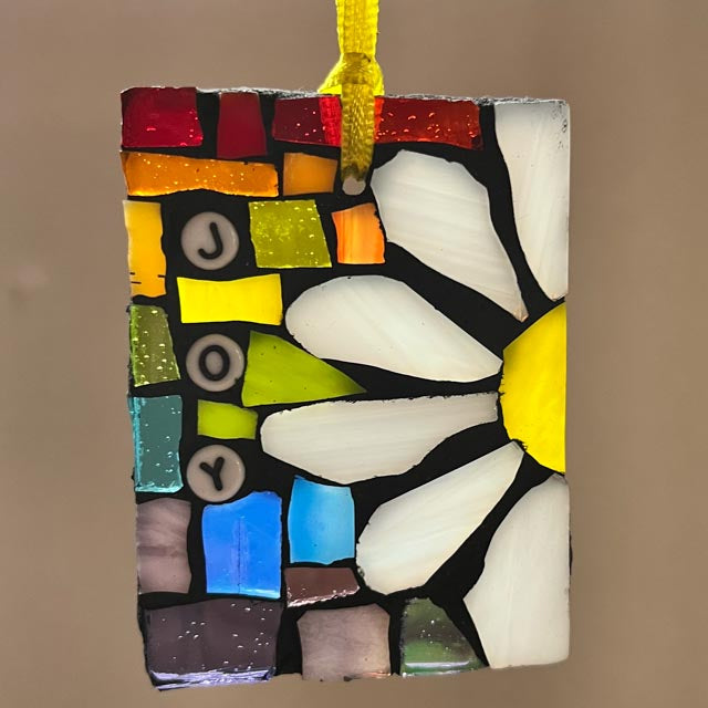 Joy Daisy Ornament