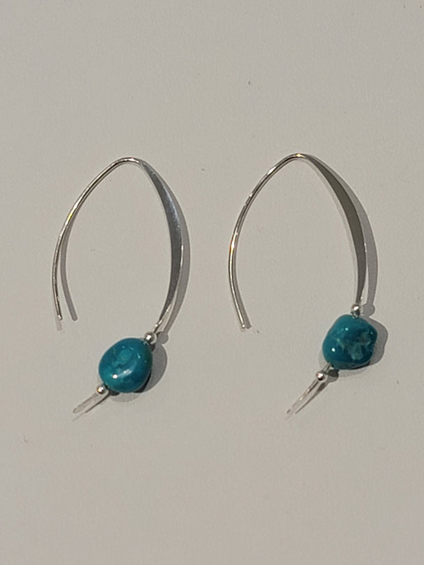 Sterling Silver Turquoise Earrings