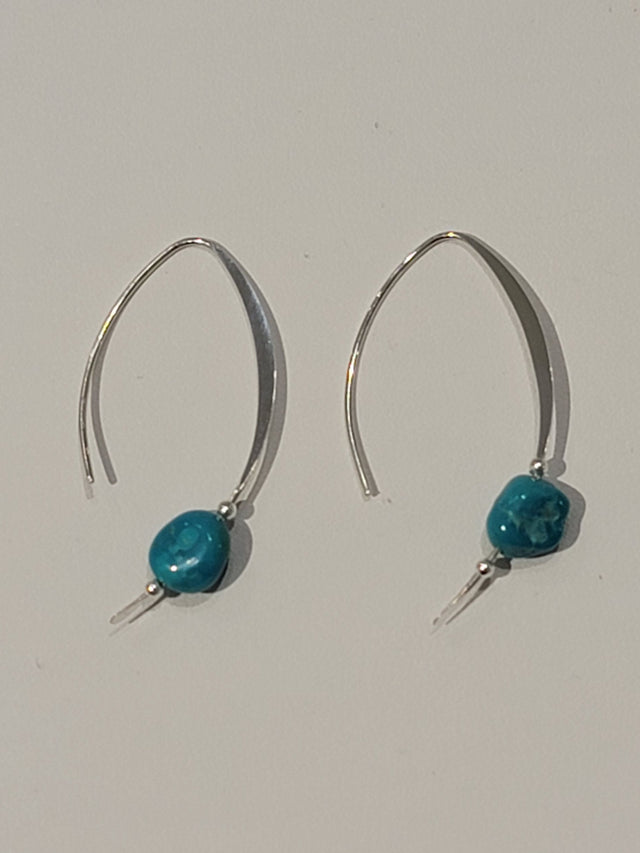 Sterling Silver Turquoise Earrings