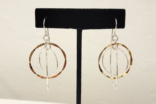 Mixed Metal Earrings