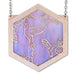 Purple Streaky Grand Hummingbird Suncatcher