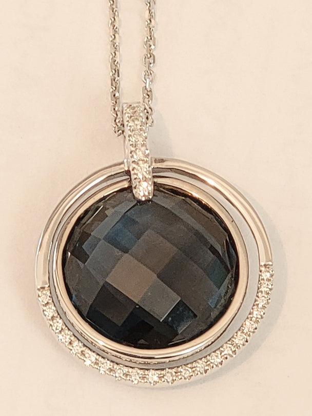London Blue Topaz Pendant Necklace