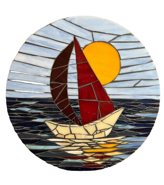 Lake Breeze Mosaic Wall Hanging