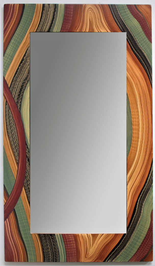 Leaves of Grass Rectangular Mirror