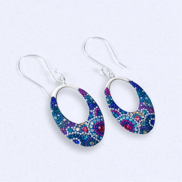 Large Oval Gondola Earrings