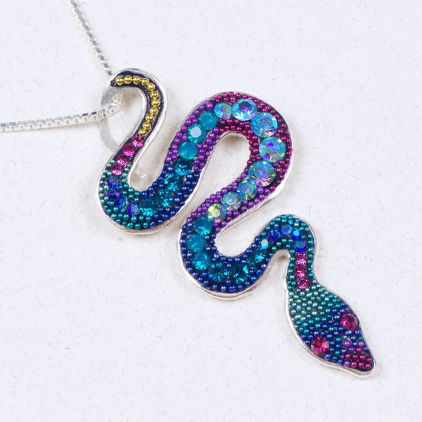 Large Twisting Serpenti Pendant