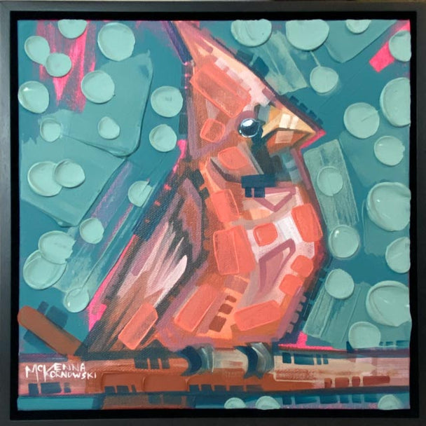 Cardinal in the Snow