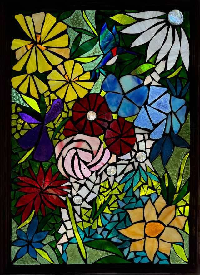My Garden Mosaic Window