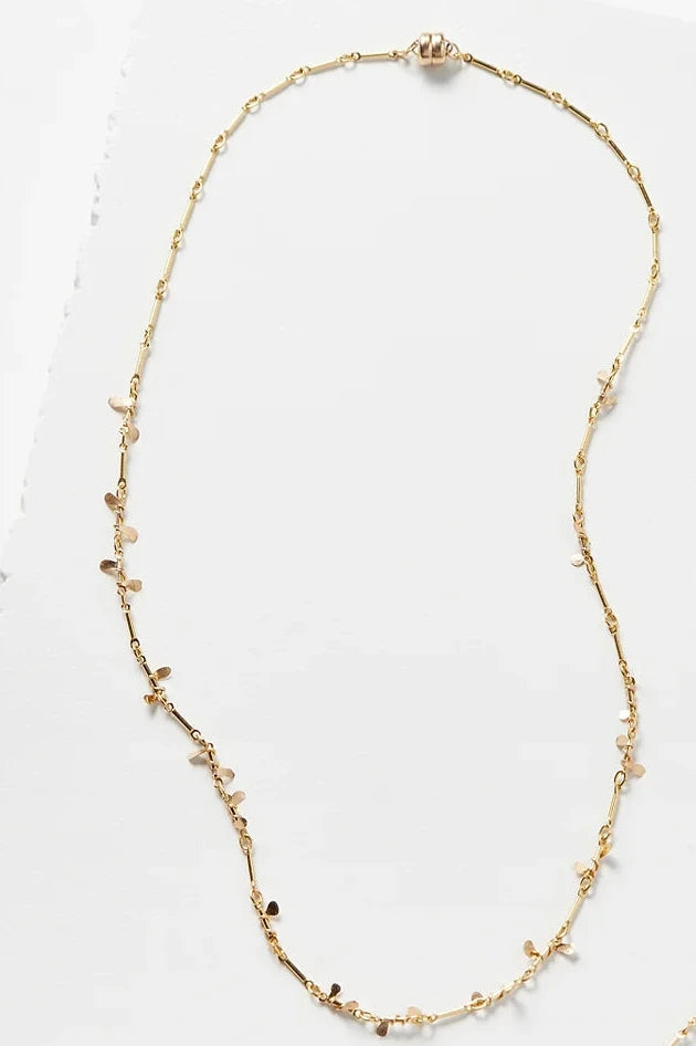 Sweet Pea Gold Necklace