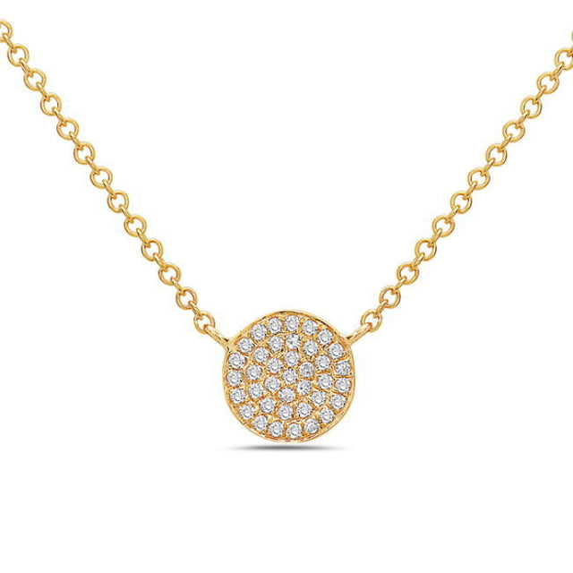 .09 ct Diamond Circle Necklace