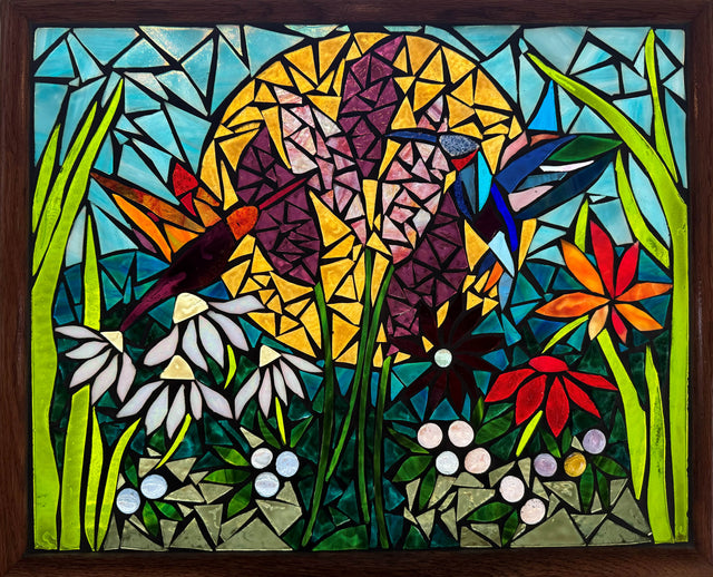 Sunshine Garden Mosaic Window