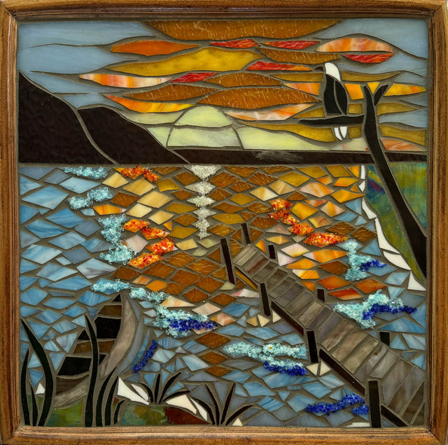 Up North Mosaic Window