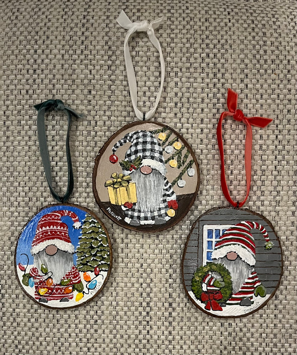 The Friendly Gnome Ornament Collection