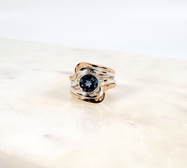 Blue Topaz Ring