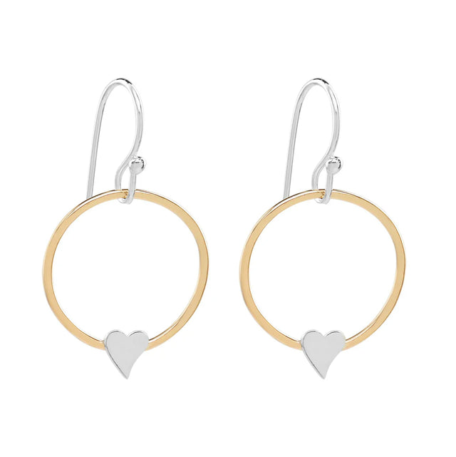 Eternity Heart Earrings