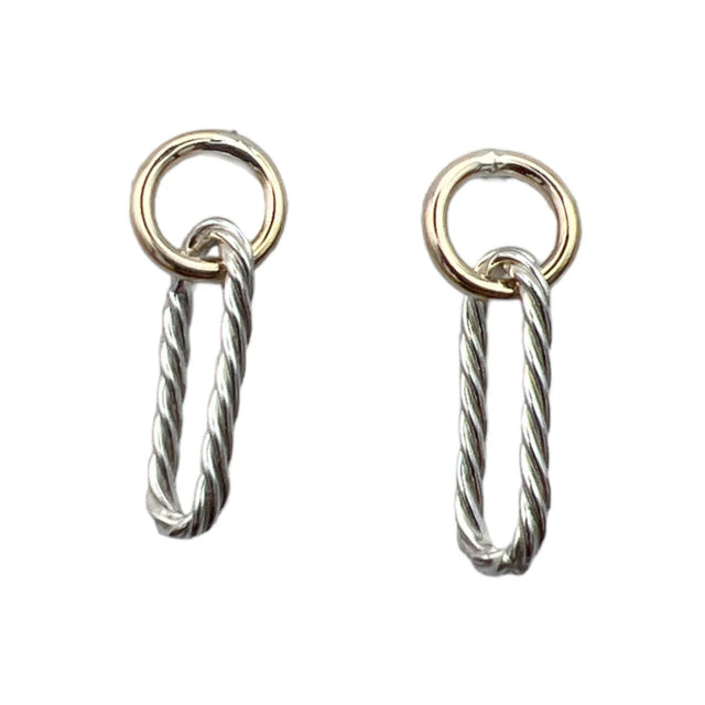 Chain Link Post Earring