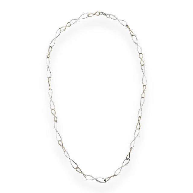 Mixed Metal Infinity Chain Necklace