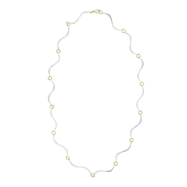 Wave Length Chain Necklace