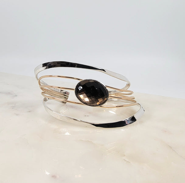 Quartz Cuff Bracelet