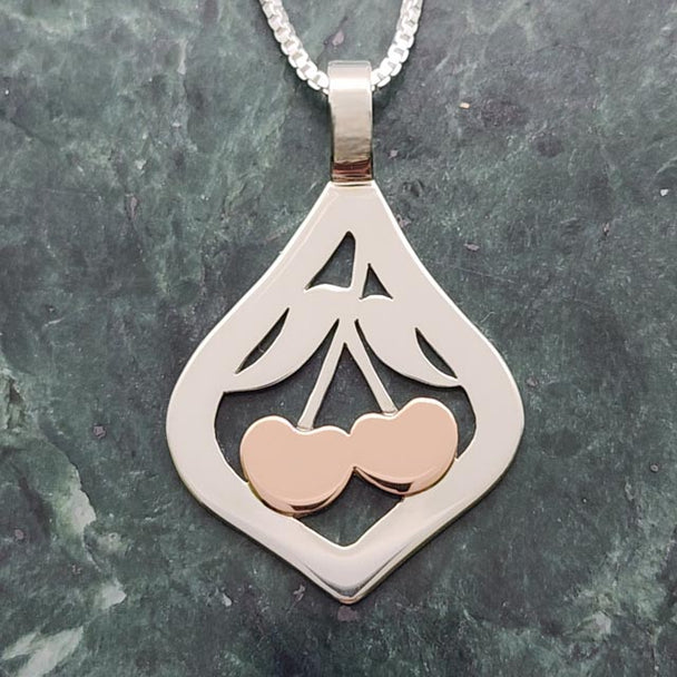 Double Cherries Necklace