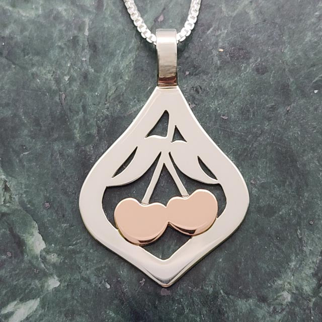 Double Cherries Necklace