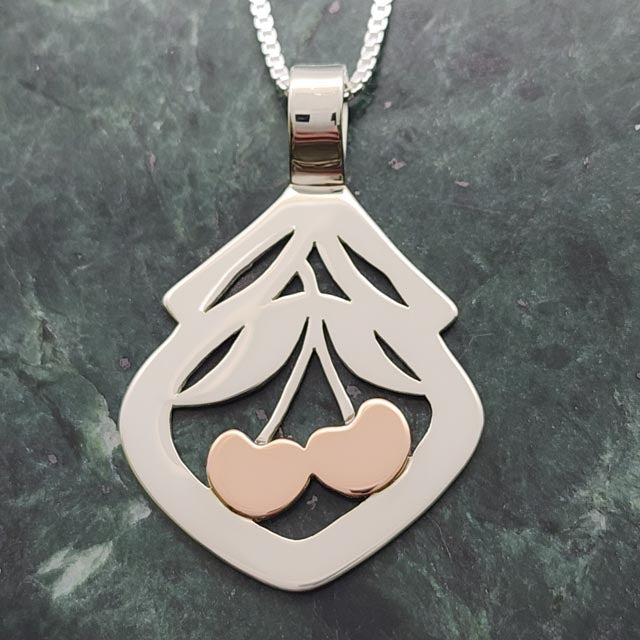 Double Cherries Necklace