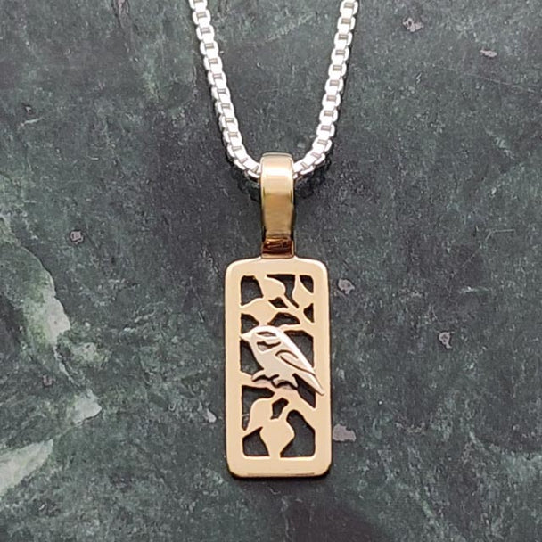 Dainty Chickadee Necklace