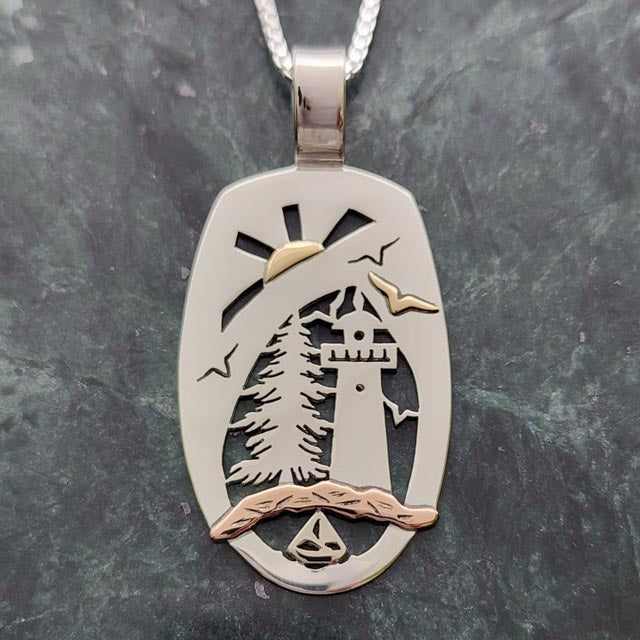 Sunny Sky Lighthouse Necklace