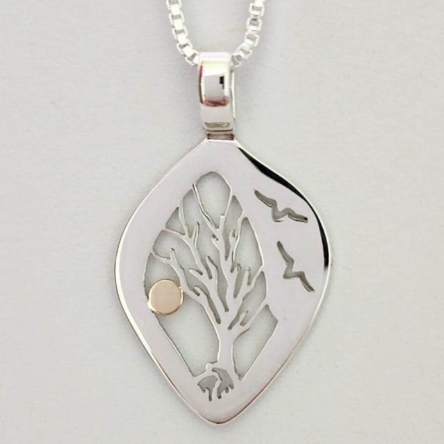 Leafless Tree Pendant Necklace