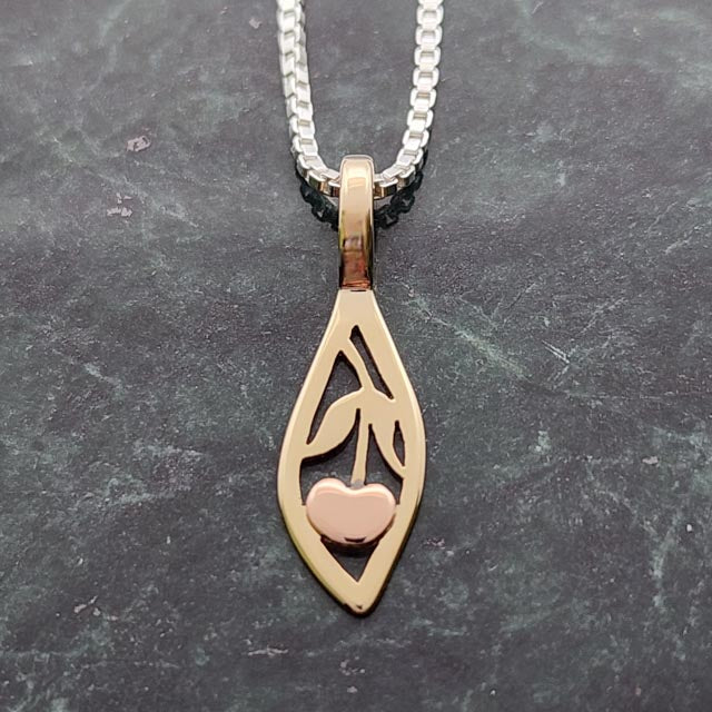 Dainty Cherry Necklace