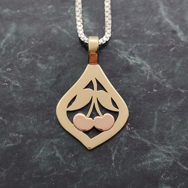 Double Cherry Necklace