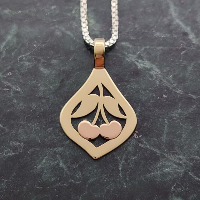 Double Cherry Necklace