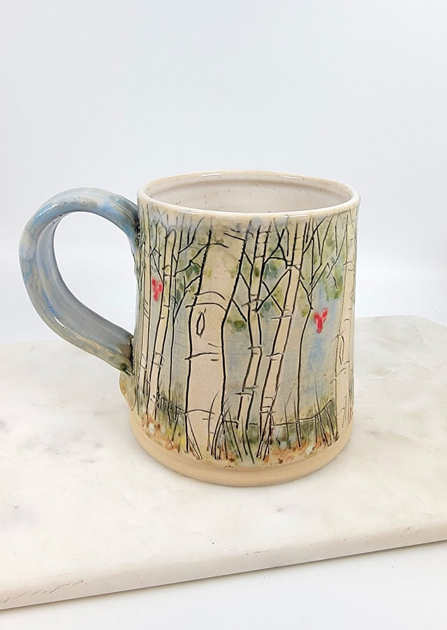 Heart Birch Mug