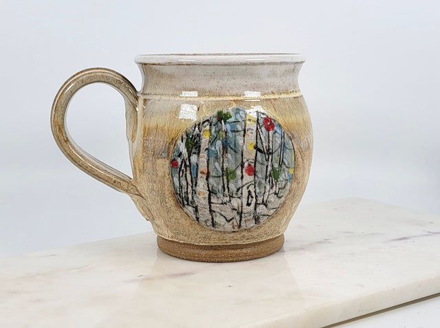 Circle Christmas Day Birch Mug