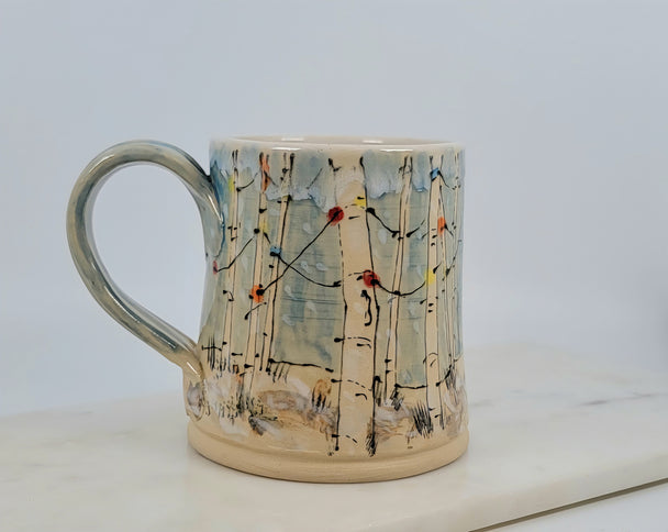Christmas Day Birch Mug