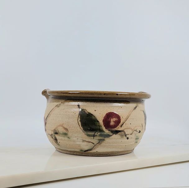 Red Cherry Berry Soup Bowl