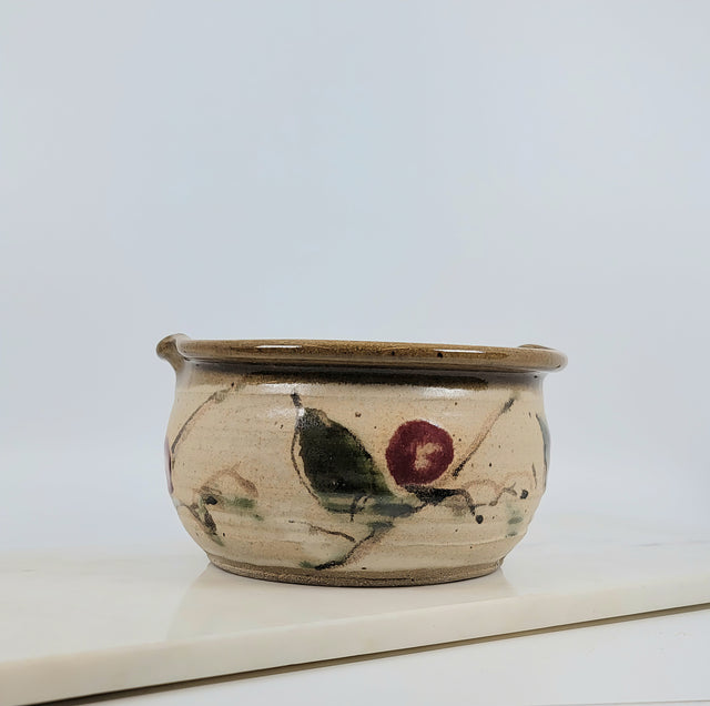 Red Cherry Berry Soup Bowl