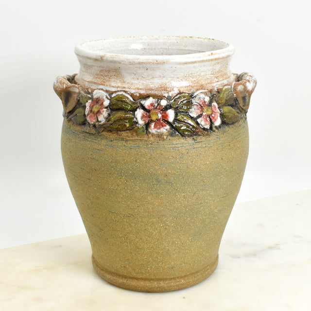 Carved Handled Vase