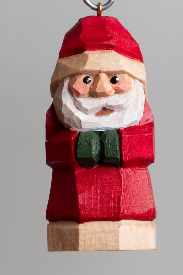 Flat Plane Santa Ornament